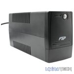 FSP FP Series 1000VA/600W Line Interactive Simulated Sinewave UPS Built-in 2X 12V/7AH (700WH) Lead-Acid Battery, Off-Mode Charging And Cold Start Function - Black Colour - Image 2