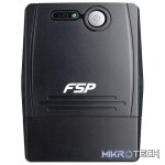 FSP FP Series 1000VA/600W Line Interactive Simulated Sinewave UPS Built-in 2X 12V/7AH (700WH) Lead-Acid Battery, Off-Mode Charging And Cold Start Function - Black Colour - Image 3