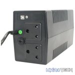 FSP FP Series 600VA/360W Line Interactive Simulated Sinewave UPS Built-in 1X 12V/7AH (700WH) Lead-Acid Battery, Off-Mode Charging And Cold Start Function - Black Colour - Image 4