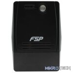 FSP FP Series 800VA/480W Line Interactive Simulated Sinewave UPS Built-in 1X 12V/9AH (900WH) Lead-Acid Battery, Off-Mode Charging And Cold Start Function - Black Colour - Image 2