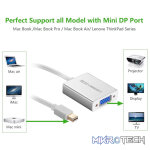 UGreen 10403 Mini DisplayPort Male to VGA W/O Audio Female Adapter with Gold-Plated Connectors and Supports Resolution up to 1080P@60Hz - White Colour - Image 3