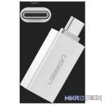 UGreen 30155 USB-C 3.1 Male to USB-A 3.0 Female Adapter with OTG Function and Supporting data transmission up to 5Gbps - White Colour - Image 2