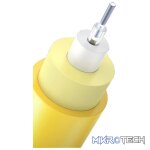 UGreen 70663 Fibre Optic LC-LC UPC Single Mode Optic Jumper 3m Cable with Three Ring Ceramic Insert Structure & Dust Cap Protection - Yellow Colour - Image 4