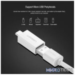 UGreen 30155 USB-C 3.1 Male to USB-A 3.0 Female Adapter with OTG Function and Supporting data transmission up to 5Gbps - White Colour - Image 5