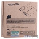UGreen 10437 Mini DisplayPort Male to VGA With Audio Female Adapter With Gold-Plated Connectors and Supports Resolution up to 1080P@60Hz - White Colour - Image 7