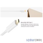 UGreen 40273 USB-C Male to HDMI Female Adapter with Gold-Plated Connector & Support Resolution up to 4K@30Hz - White Colour - Image 2