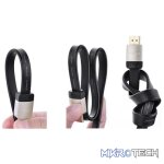 UGreen 10263 HDMI V1.4 Male to Male Zinc-Alloy Flat 5m Cable with Gold-Plated Connectors and Supports resolution up to 4K@30Hz - Black Colour - Image 4