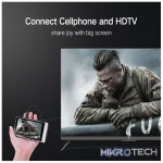 UGreen 30102 Micro HDMI Male to HDMI Male 1.5m Cable with Gold-Plated Connectors and Supports resolution up to 4K@60Hz - Black Colour - Image 3