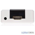 UGreen 40225 AV (YRW) Female to HDMI Female Adapter with Gold-Plated Connectors and Supports resolution up to 1080P@30Hz - White Colour - Image 2
