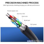 UGreen 10317 USB-A 2.0 Male to Female Extension 3m Cable With Nickle-Plated Connectors & Supports Transfer Speed up to 480Mbps - Black Colour - Image 4