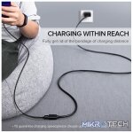 UGreen 10318 USB-A 2.0 Male to Female Extension 5m Cable With Nickle-Plated Connectors & Supports Transfer Speed up to 480Mbps - Black Colour - Image 3