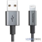 ADATA's Apple MFi-certified Sync & Charge Lightning cable provides a hassle-free way to charge your iPhone, iPad, & iPod, & sync data across devices for highly efficient mobility. Provides Rapid charging up to 2.4A while preventing harmful EMI.