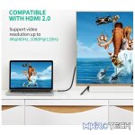 UGreen 40434 DisplayPort Male to HDMI Male 4KX2K@60Hz UHD 2m Cable - Image 3