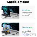 UGreen 40102 HDMI V2.0 Male to Male Braided 3m Cable with Nickle-Plated Connectors and Supports resolution up to 4K@60Hz - Black Colour - Image 3
