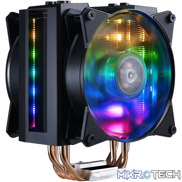 Cooler Master MasterAir MA410M ARGB CPU Air Cooler With Specialized ARGB Lighting Effects And Dual MF120R Fans - Black Colour - Image 6