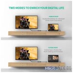 UGreen 20118 DVI-D (24+1) Male to HDMI Female Adapter with Gold-Plated Connectors, Supports resolution up to 1080P@60Hz and Bi-Direction Function - Black Colour - Image 4