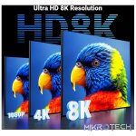 UGreen 80404 HDMI V2.1 Male To Male 8K@60Hz 3m Braided Cable With Solid Nickle Plated Connector, 48Gbps Data Transfer Rate, Dynamic HDR10+ And eARC And HDCP 2.2&2.3 - Black Colour - Image 2