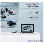 UGreen 40259 DVI-D (24+1) Male to VGA Active Female Adapter Supports resolution up to 1080P@60Hz - Black Colour - Image 3