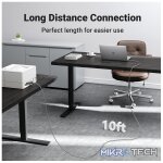 UGreen 20225 USB-A 2.0 Male to Parallel CN36 IEEE1284 Male 2m Printer Cable With Nickle-Plated Connectors & Supports Data Transfer Speed up to 12Mbps - Grey Colour - Image 3