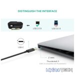 UGreen 50446 USB-C Male to USB-B 2.0 Male Printer 2m Cable with Nickle-Plated Connectors & Supporting Data Transmission Speed up to 480Mbps - Black Colour - Image 4