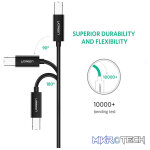 UGreen 50446 USB-C Male to USB-B 2.0 Male Printer 2m Cable with Nickle-Plated Connectors & Supporting Data Transmission Speed up to 480Mbps - Black Colour - Image 5