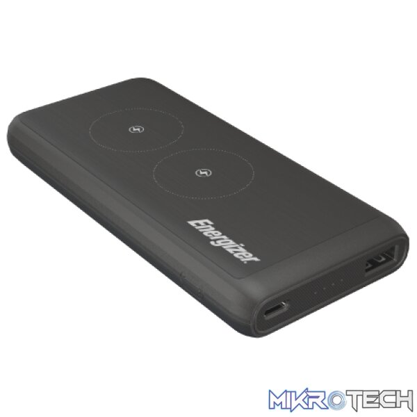 Energizer Ultimate QE10006PQ 2-In-1 QI Wireless Charging Station With 10,000mAh, PowerDelivery 3.0 And Dual Output Design With USB-C Port And Wireless Charger - Black Colour - Image 6
