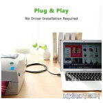 UGreen 10372 USB-A 3.0 Male to USB-B 3.0 Male Printer 2m Cable With Nickle-Plated Connectors & Supports Data Transfer rate up to 5Gbps - Black Colour - Image 3