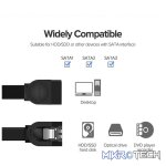 UGreen 30796 SATA III Data 45cm Cable with Lock Latch For Firm Connection and Supports 6Gbps Transfer Speed - Black Colour - Image 3