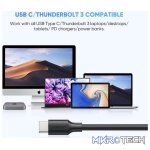UGreen 20103 USB-C 3.1 Gen 1 Male to Micro USB-B 3.0  Male 1m Cable with Nickle-Plated Connectors & Supporting data transmission speed up to 5Gbps - Black Colour - Image 4