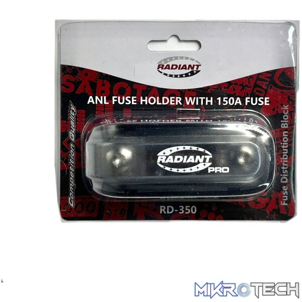 RD350 Radiant ANL Large Compact Fuseholder & 150A Fuse - Image 1