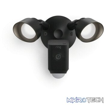 RING - FLOODLIGHT CAM WIRED PLUS - BLACK - MEA