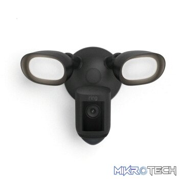 RING FLOODLIGHT CAM WIRED PRO - BLACK