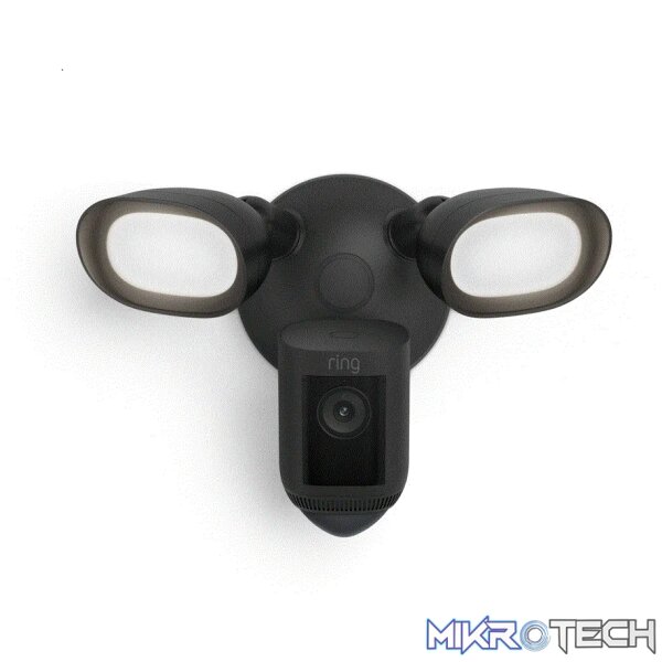RING FLOODLIGHT CAM WIRED PRO - BLACK RING FLOODLIGHT CAM WIRED PRO - BLACK