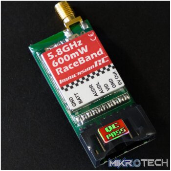 RaceBand 600mW 5.8GHz A/V 15 CH Trans