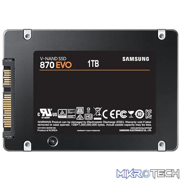SAMSUNG 870 EVO 1 TB SATA SSD - Image 3