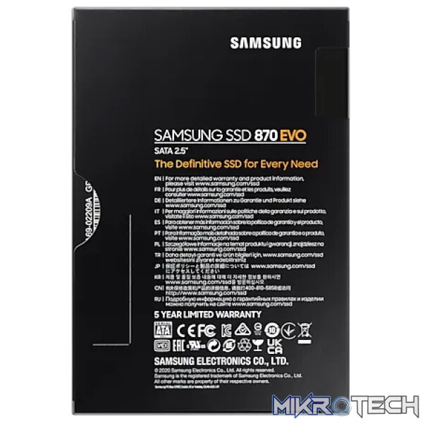 SAMSUNG 870 EVO 1 TB SATA SSD - Image 8