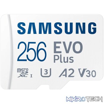 SAMSUNG EVO PLUS MICROSDXC 256GB 10 YEARS WARRANTY