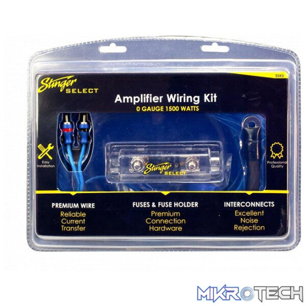 SSK0 Stinger SSK0 0 Gauge Wiring Kit - Image 1