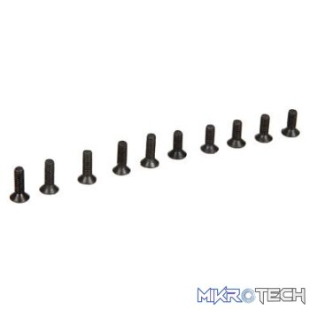 Screw M3 Flat Head Binder Head (10)