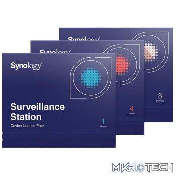 Synology Surveillance Station License for 4x Additional Cameras or I/O Module VIRTUAL DEVICE LICENSE (X 4)