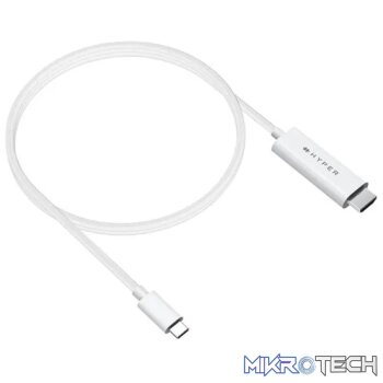 TARGUS - HYPER 4K USB-C TO HDMI CABLE - WHITE