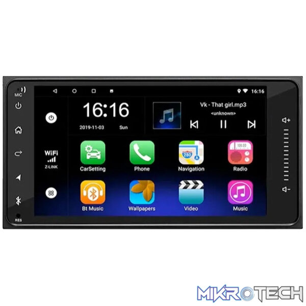TDA-TYT71 Targa TDA-TYT7 7" Android Auto/ Carplay Double Din Radio - Image 1