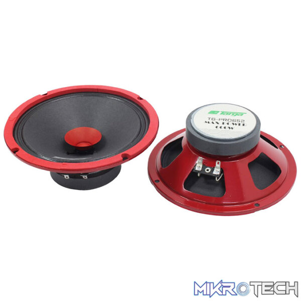 TG-PRO652 Targa TG-PRO652 6.5" Inch 600W 60RMS Pro Mid Speakers - Image 1