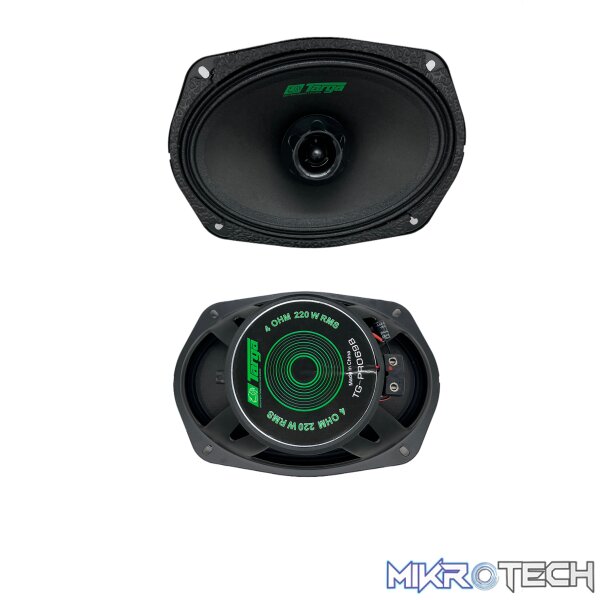 TG-PRO69B_Back Targa TG-PRO69B SPK69 6x9" 220RMS Pro Mid Speakers - Image 1