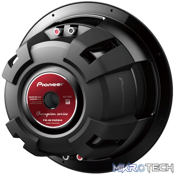 Pioneer TS-W312D4 DVC 1600W 12" Subwoofer - Image 2