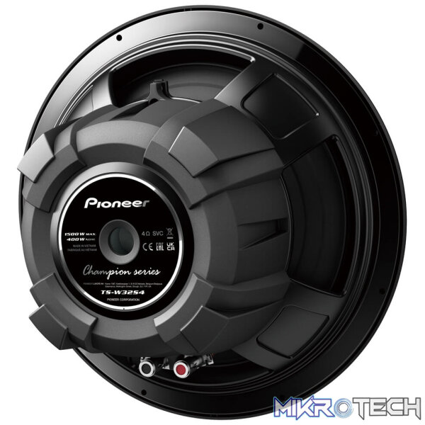 Pioneer Champion Series TS-W32S4 12" 1600w SVC Component Subwoofer - Image 2