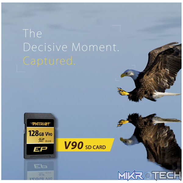 Patriot V90 SDXC UHS-II U3 Class 10 SD Card - Image 6