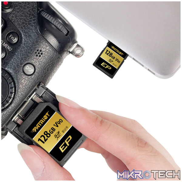 Patriot V90 SDXC UHS-II U3 Class 10 SD Card - Image 4