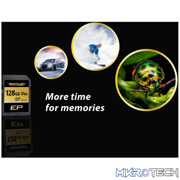 Patriot V90 SDXC UHS-II U3 Class 10 SD Card - Image 7