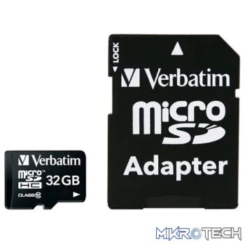 VBT 32GB MICRO SDHC+ADAP CLASS10